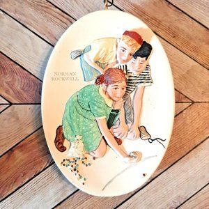1997 Hallmark Keepsake Christmas Ornament Marbles Champion Norman Rockwell